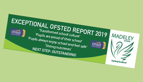 School ofsted banners